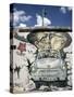 East Side Gallery, Berlin Wall Museum, Berlin, Germany, Europe-Hans Peter Merten-Stretched Canvas