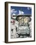 East Side Gallery, Berlin Wall Museum, Berlin, Germany, Europe-Hans Peter Merten-Framed Photographic Print