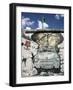 East Side Gallery, Berlin Wall Museum, Berlin, Germany, Europe-Hans Peter Merten-Framed Photographic Print