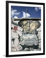 East Side Gallery, Berlin Wall Museum, Berlin, Germany, Europe-Hans Peter Merten-Framed Photographic Print