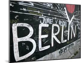 East Side Gallery, Berlin Wall Museum, Berlin, Germany, Europe-Hans Peter Merten-Mounted Photographic Print