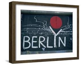 East Side Gallery, Remains of the Berlin Wall, Berlin, Germany, Europe-Morandi Bruno-Framed Photographic Print