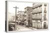 East Side of Montgomery St, San Francisco, California-null-Stretched Canvas