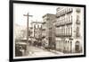 East Side of Montgomery St, San Francisco, California-null-Framed Art Print