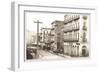 East Side of Montgomery St, San Francisco, California-null-Framed Premium Giclee Print