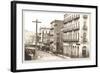 East Side of Montgomery St, San Francisco, California-null-Framed Art Print