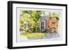 East Side, Old Hall, Lincoln's Inn, 1983-Annabel Wilson-Framed Giclee Print