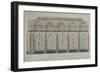 East Side View of the Livery Hall of the Clothworkers' Company, City of London, 1860-null-Framed Premium Giclee Print