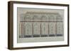 East Side View of the Livery Hall of the Clothworkers' Company, City of London, 1860-null-Framed Giclee Print