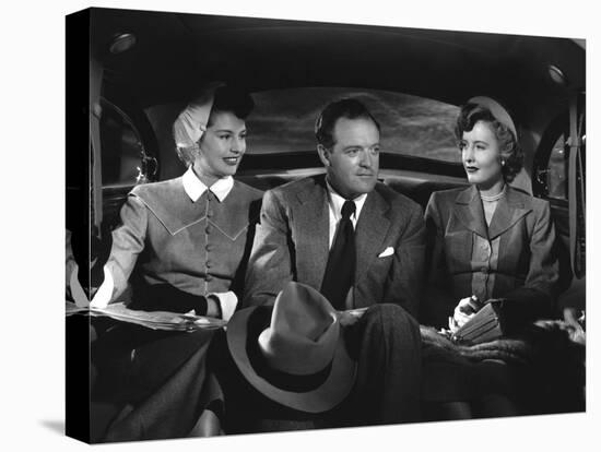 EAST SIDE, WEST SIDE, 1949 DIRECTED BE MERVYN LeROY Cyd Charisse, Van Heflin and Barbara Stanwyck (-null-Stretched Canvas