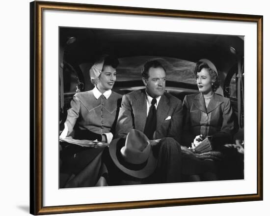 EAST SIDE, WEST SIDE, 1949 DIRECTED BE MERVYN LeROY Cyd Charisse, Van Heflin and Barbara Stanwyck (-null-Framed Photo