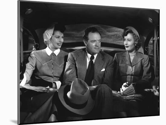 EAST SIDE, WEST SIDE, 1949 DIRECTED BE MERVYN LeROY Cyd Charisse, Van Heflin and Barbara Stanwyck (-null-Mounted Photo