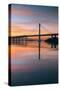 East Span of the Bay Bridge in Reflection, San Francisco, California-Vincent James-Stretched Canvas