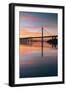 East Span of the Bay Bridge in Reflection, San Francisco, California-Vincent James-Framed Photographic Print