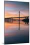 East Span of the Bay Bridge in Reflection, San Francisco, California-Vincent James-Mounted Photographic Print