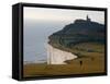 East Sussex, Beachy Head Is a Chalk Headland on South Coast of England, England-David Bank-Framed Stretched Canvas