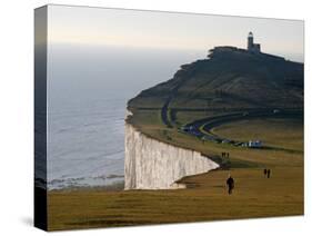 East Sussex, Beachy Head Is a Chalk Headland on South Coast of England, England-David Bank-Stretched Canvas