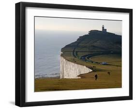 East Sussex, Beachy Head Is a Chalk Headland on South Coast of England, England-David Bank-Framed Premium Photographic Print