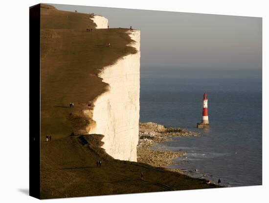 East Sussex, Beachy Head Is a Chalk Headland on South Coast of England, England-David Bank-Stretched Canvas