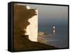 East Sussex, Beachy Head Is a Chalk Headland on South Coast of England, England-David Bank-Framed Stretched Canvas