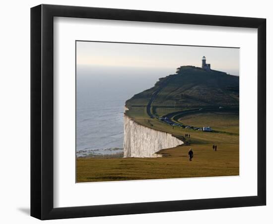 East Sussex, Beachy Head Is a Chalk Headland on South Coast of England, England-David Bank-Framed Photographic Print