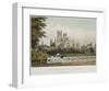 East View of Ely from the Railway-null-Framed Art Print