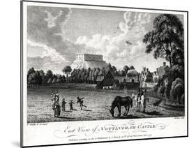 East View of Nottingham Castle, Nottinghamshire, 1777-William Watts-Mounted Giclee Print