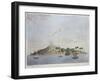 East View of Poolo Chinco, Coast of Sumatra, the Residence of W. Grant Esq., Engraved Moffat, 1802-William Grant-Framed Giclee Print