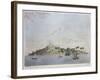 East View of Poolo Chinco, Coast of Sumatra, the Residence of W. Grant Esq., Engraved Moffat, 1802-William Grant-Framed Giclee Print