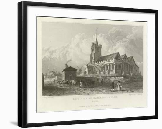 East View of Rayleigh Church, Essex-William Henry Bartlett-Framed Giclee Print