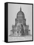 East View of St Paul's Cathedral, City of London, 1720-null-Framed Stretched Canvas