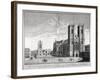 East View of Westminster Abbey and St Margaret's Church, London, C1720-Benjamin Cole-Framed Giclee Print