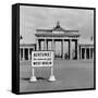 East-West Berlin Border 1961-Terry Fincher-Framed Stretched Canvas