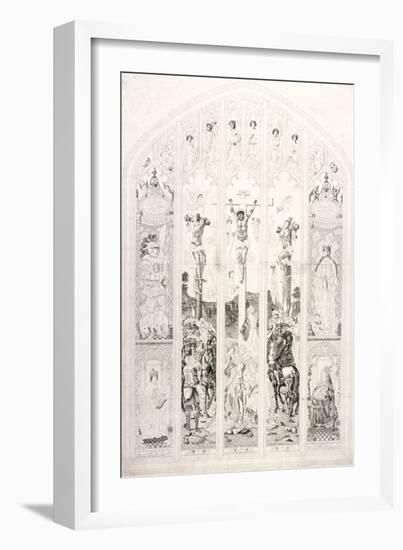 East Window in St Margaret, Westminster, Depicting the Crucifixion, London, 1787-John Wright-Framed Giclee Print