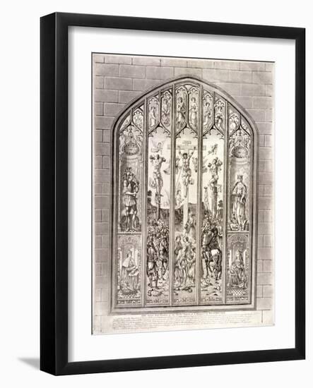 East Window in St Margaret, Westminster, Depicting the Crucifixion, London, 1800-null-Framed Giclee Print