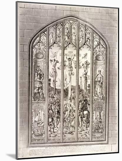 East Window in St Margaret, Westminster, Depicting the Crucifixion, London, 1800-null-Mounted Giclee Print