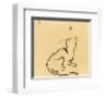 East-null-Framed Art Print