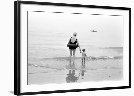 Eastbourne Beach, 1968-Arthur Steel-Framed Photographic Print