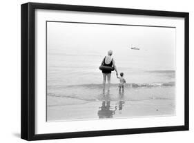 Eastbourne Beach, 1968-Arthur Steel-Framed Photographic Print