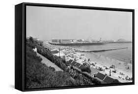 Eastbourne Beach, 1975-Daily Mirror-Framed Stretched Canvas