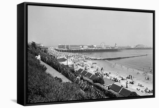 Eastbourne Beach, 1975-Daily Mirror-Framed Stretched Canvas