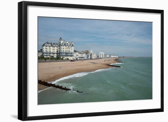 Eastbourne from the pier, East Sussex, England, United Kingdom, Europe-Ethel Davies-Framed Photographic Print