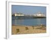 Eastbourne Pier, Beach and Groynes, Eastbourne, East Sussex, England, United Kingdom, Europe-Neale Clarke-Framed Photographic Print