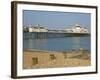 Eastbourne Pier, Beach and Groynes, Eastbourne, East Sussex, England, United Kingdom, Europe-Neale Clarke-Framed Photographic Print