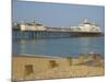 Eastbourne Pier, Beach and Groynes, Eastbourne, East Sussex, England, United Kingdom, Europe-Neale Clarke-Mounted Photographic Print