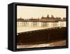 Eastbourne Pier, Eastbourne, East Sussex, Sussex, England, United Kingdom-Lee Frost-Framed Stretched Canvas