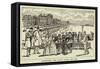 Eastbourne, the Grand Parade and Pier-null-Framed Stretched Canvas