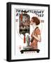 "Easter, 1923," Saturday Evening Post Cover, March 31, 1923-Joseph Christian Leyendecker-Framed Premium Giclee Print