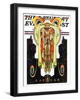 "Easter, 1928," Saturday Evening Post Cover, April 7, 1928-Joseph Christian Leyendecker-Framed Giclee Print