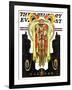 "Easter, 1928," Saturday Evening Post Cover, April 7, 1928-Joseph Christian Leyendecker-Framed Giclee Print